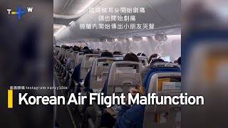 13 Hospitalized After Korean Air Flight Experiences Malfunction  TaiwanPlus News [upl. by Winou647]