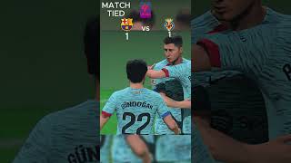 MATCH03 LALIGA BARCELONA vs Villarreal trendingytshortfifa fc24gameplayragegamer47football [upl. by Allyce]