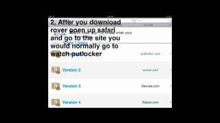 How to watch putlockersockshare on iPad freewithout jail breaking it free flash app [upl. by Adda]