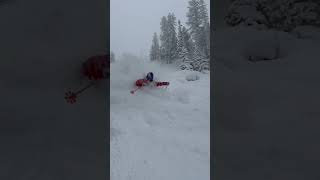 Powder Skiing for Christmas skiing ski powder shorts [upl. by Norej237]