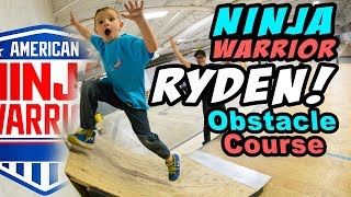 RYDEN 5 YEAR OLD NINJA WARRIOR ninjawarrior [upl. by Nauht]