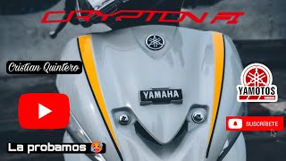 Yamaha Crypton FI 2022 🔥 Prueba de manejo 🚨  Es tan buena La mas amada  ♥️ [upl. by Chon]