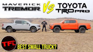 Whats the Better Small Truck Most Popular Ford Maverick vs BestSelling Toyota Tacoma [upl. by Ollayos]