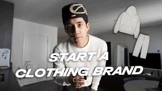 HOW TO START A CLOTHING BRAND IN 2024 [upl. by Garvin44]