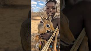 Hadzabe tribe Catch Dikdik Morning hunthunters hadzabe culture [upl. by Darom]