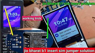 jio jbb021 sim not working solution  jio jbb021b1 insert sim solution  jio bharat b1 sim insert [upl. by Negeam361]