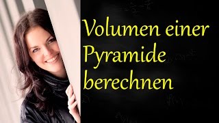 Volumen einer Pyramide berechnen Vektoren [upl. by Alphonse]