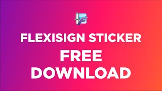 FlexiSign FlexiSign Sticker Free Download [upl. by Goodden338]