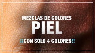 CÓMO HACER EL COLOR CARNE 🧑‍🎨 La Paleta de Zorn MEZCLAS DE COLORES PIEL [upl. by Glasgo]