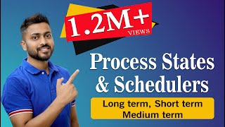 L15 Process States in Operating System SchedulersLong termShort termMedium term [upl. by Waylon911]