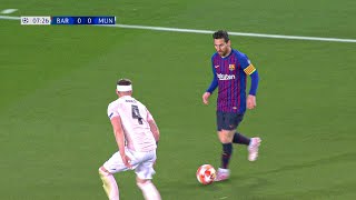 Lionel Messi vs Manchester United Home 201819 HD 1080i English Commentary [upl. by Nowujalo338]