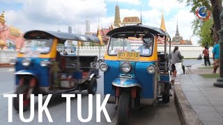 Thailand Tips  Taking a Tuk Tuk [upl. by Evatsug]