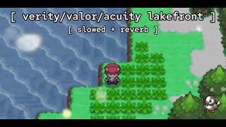 verityvaloracuity lakefront ★ slowed  reverb   pokémon diamondpearlplatinum [upl. by Sidnala]