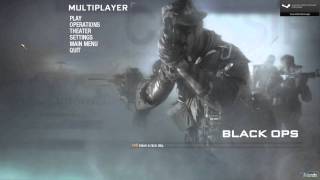 1080p HD Call of Duty Black Ops Multiplayer Menu Music [upl. by Aenad459]