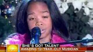 Gabi Wilson HER age 10 on the Today Show performing Alicia Keys [upl. by Cannell529]