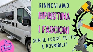 Come rinnovare fascioni paraurti modanature nere di camper e furgoni e auto [upl. by Nightingale]