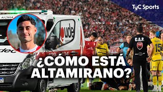 ¿QUÉ LE PASÓ A JAVIER ALTAMIRANO ⚽ LA SALUD DEL JUGADOR QUE SE DESCOMPENSÓ EN ESTUDIANTES vs BOCA [upl. by Novah]