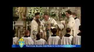 Pontifical Solemn High Mass in the Extraordinary Form  w Bishop David M OConnell CM [upl. by Ik]