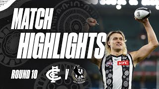 Darcy Moore leads Collingwood to victory over the Blues  Match Highlights Round 10 v Carlton [upl. by Dorice20]