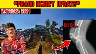 Jorge Prado Injury Update After Brutal Incident At Maggiora MXGP 2024 [upl. by Faubert]