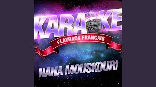 Adieu Angelina — Karaoké Avec Chant Témoin — Rendu Célèbre Par Nana Mouskouri [upl. by Ecam]