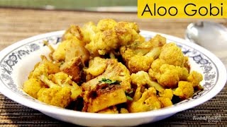 Aloo Gobi Recipe  How to make Aloo Gobi Dry  Potato Cauliflower Recipe  Punjabi Aloo Gobi [upl. by Ydnec]