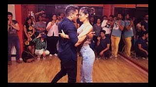 Cornel amp Rithika  Bachata Sensual  Moves like Jagger Maroon 5  Bachata Remix [upl. by Morse]