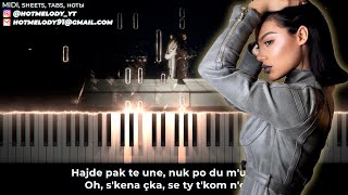 DON XHONI x DHURATA DORA  LEJ karaoke tekst [upl. by Vig]