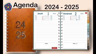 Agenda Journalier 20242025 iOS amp Android [upl. by Kurman]