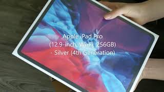 Apple iPad Pro Unboxing 129inch WiFi 256GB  Silver 4th Generation and iPencil 2nd Gen [upl. by Wilterdink809]