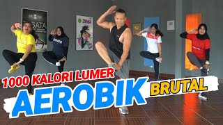 AEROBIK PALING BRUTAL BAKAR LEMAK 1000 KALORI LUMER [upl. by Yvi543]