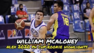 William McAloney NLEX 2020 PH CUP Rookie Highlights [upl. by Tobiah863]