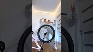 Magic rose bike TUTORIAL 🌹🚲❤️ Wyszło super 🤭 COME BACK here tomorrow to see the RESULT ❤️ [upl. by Engleman]