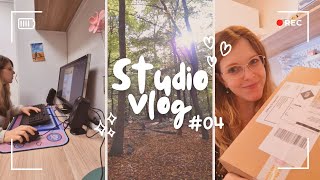 Studio vlog 04  voorraad opbouwen  verjaardag 🥳 boswandeling 🍂 make products with me  ASMR [upl. by Ztnahc]