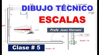 Clase 5 Escalas  Dibujo Técnico [upl. by Sharity]