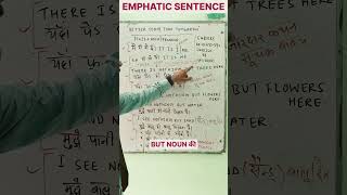 WHAT IS THE EMPHATIC SENTENCE EMPHATICSENTENCEytshorts [upl. by Aicre]