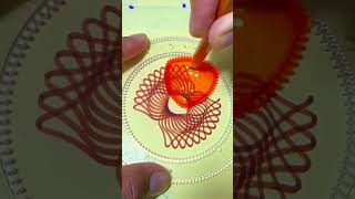 So beautiful Spirograph Drawing Art pet 0310 viral satisfying asmr [upl. by Natsirk647]