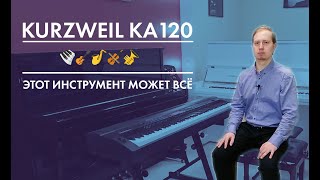 Цифровое пианино Kurzweil KA120  ваш переносной оркестр [upl. by Einwahr344]