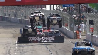 2015 Long Beach Stadium SUPER Trucks CBS Sports [upl. by Ellecram]