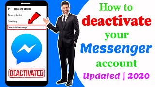 How to Deactivate Messenger  deactivate messenger  deactivate facebook and messenger [upl. by Mirak421]