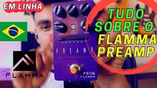 FLAMMA PREAMP FS06  REVIEW COMPLETO  TOCANDO EM LINHA SEM AMPLIFICADOR [upl. by Mohkos597]