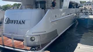 Yacht collides with fishing vessel in Edgartown Harbor [upl. by Attehcram781]