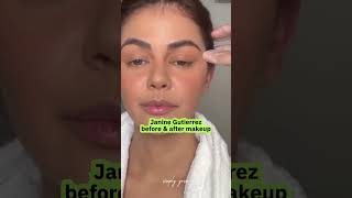 JANINE GUTIERREZ BEFORE AND AFTER MAKEUP TRANSFORMATIONjaninegutierrez makeup [upl. by Aenit]