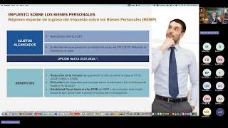 Webinar Abierto  Modificaciones al impuesto a los Bienes Personales 2024 [upl. by Arnie]