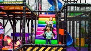 Fun Indoor Playground for Kids at Barnens Lekstad [upl. by Rosetta]