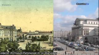 Warszawa dzisiaj i przed wojną Zobacz te same miejsca [upl. by Tsepmet374]