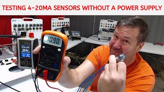 Bench Testing a 420ma sensors with a Multimeter and No Power [upl. by Jarv862]