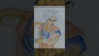 Goku New Drawing drawing art dragonball goku artist anime ashortaday trending [upl. by Alina]