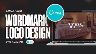 How to Design a Wordmark Logo in Canva [upl. by Eunice]