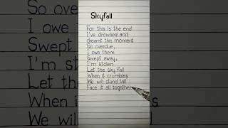 skyemane skyfall slowed  reverb lyrics skyfall lyrics slowedreverb [upl. by Auqenehs160]